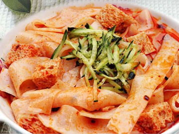 風靡廣州的30種外來小吃 涼皮，帶你做幸福的吃貨